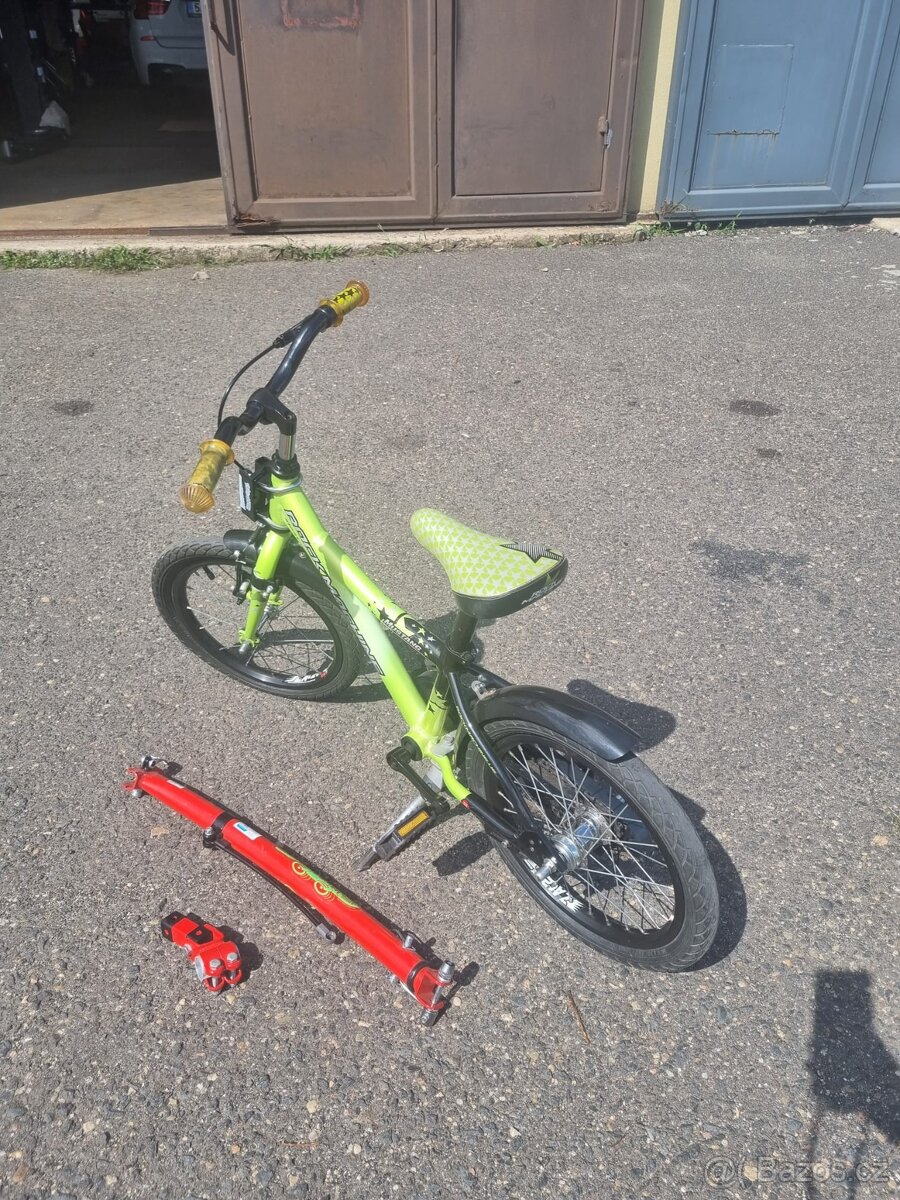 Dětské kolo 16´´ Rockmachine Mustang + tažné - 5