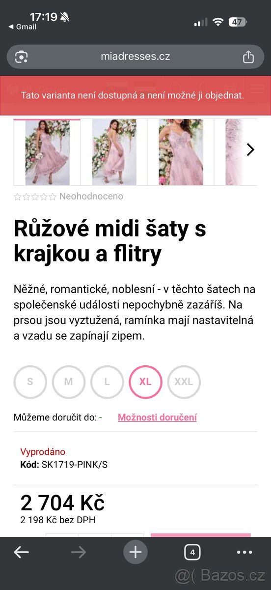 Společenské/plesové saty - 5