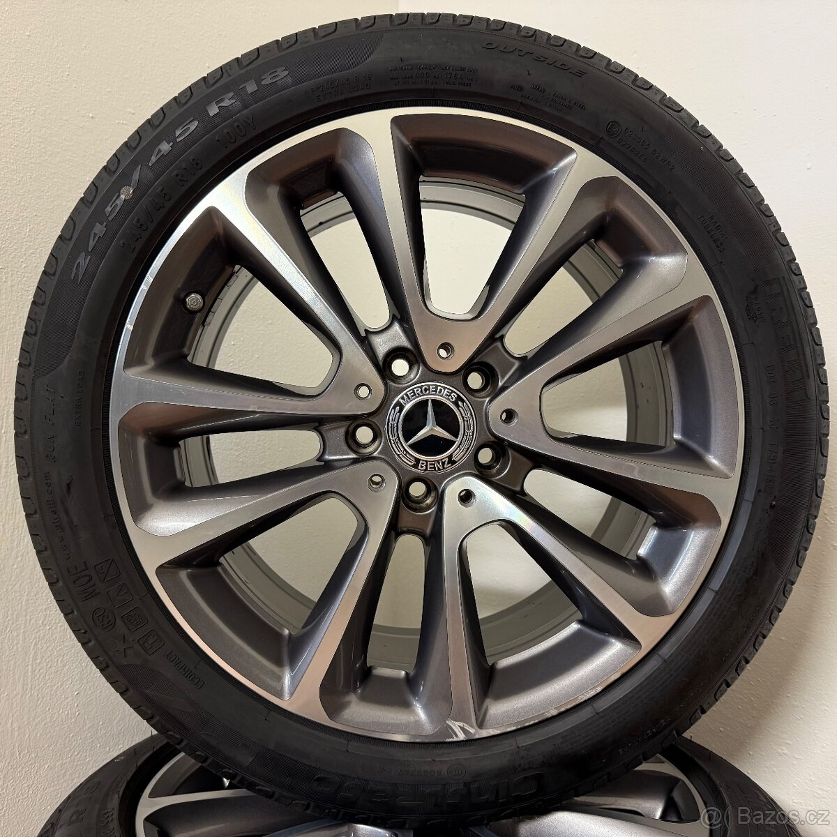 DVOUROZMĚRNÁ MERCEDES E W213 5x112 R18+LETNÍ PNEU - 5