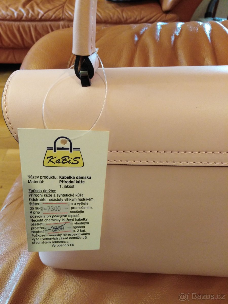 Malá, krásná kabelka jemně růžová - 5