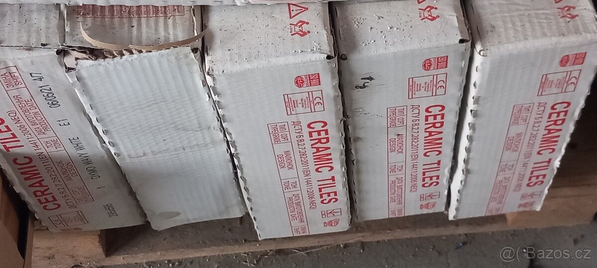 Keramický 3D obklad 60x30 vlny - 5