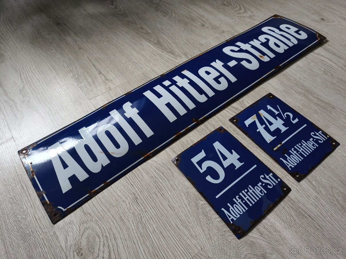 cedule Adolf Hitler strasse - 5