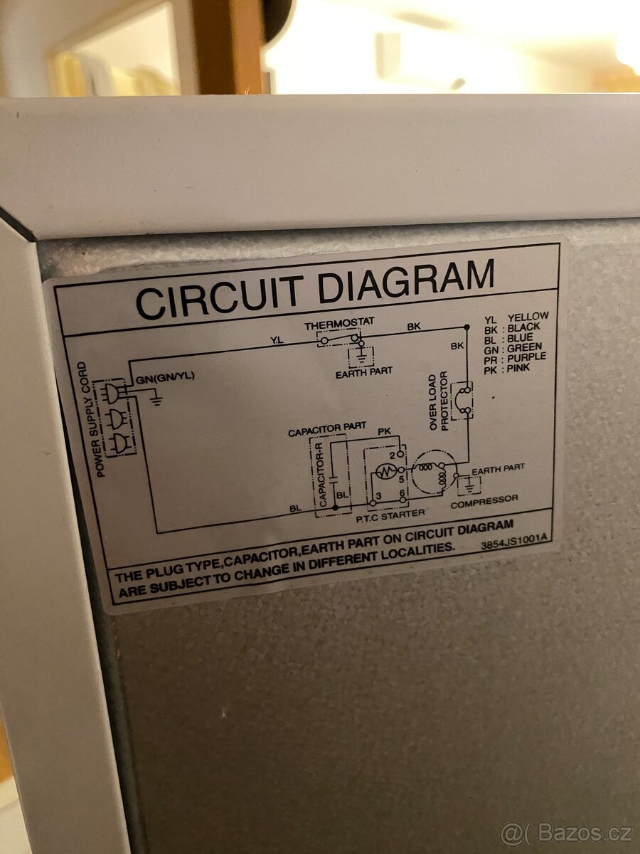 Prodám mini lednici LG GC-051SS – 46 l - 5