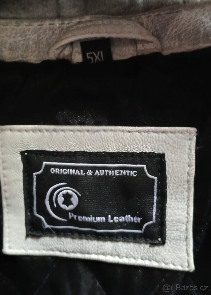 Pánská bunda z měkké kůže - 5