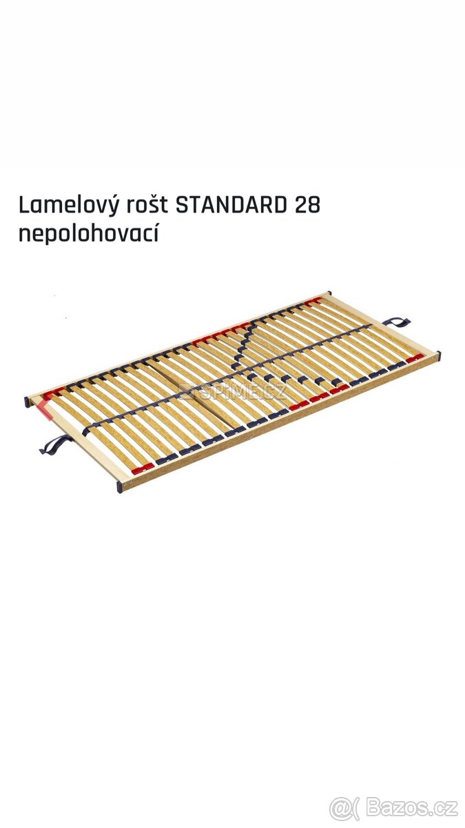 Bílá patrová postel Junior 3, 100x200 cm + matrace a rošty - 5