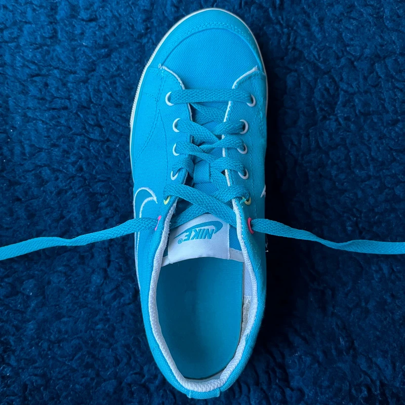 Plátěné tyrkysové tenisky Nike vel. 38,5 - 5