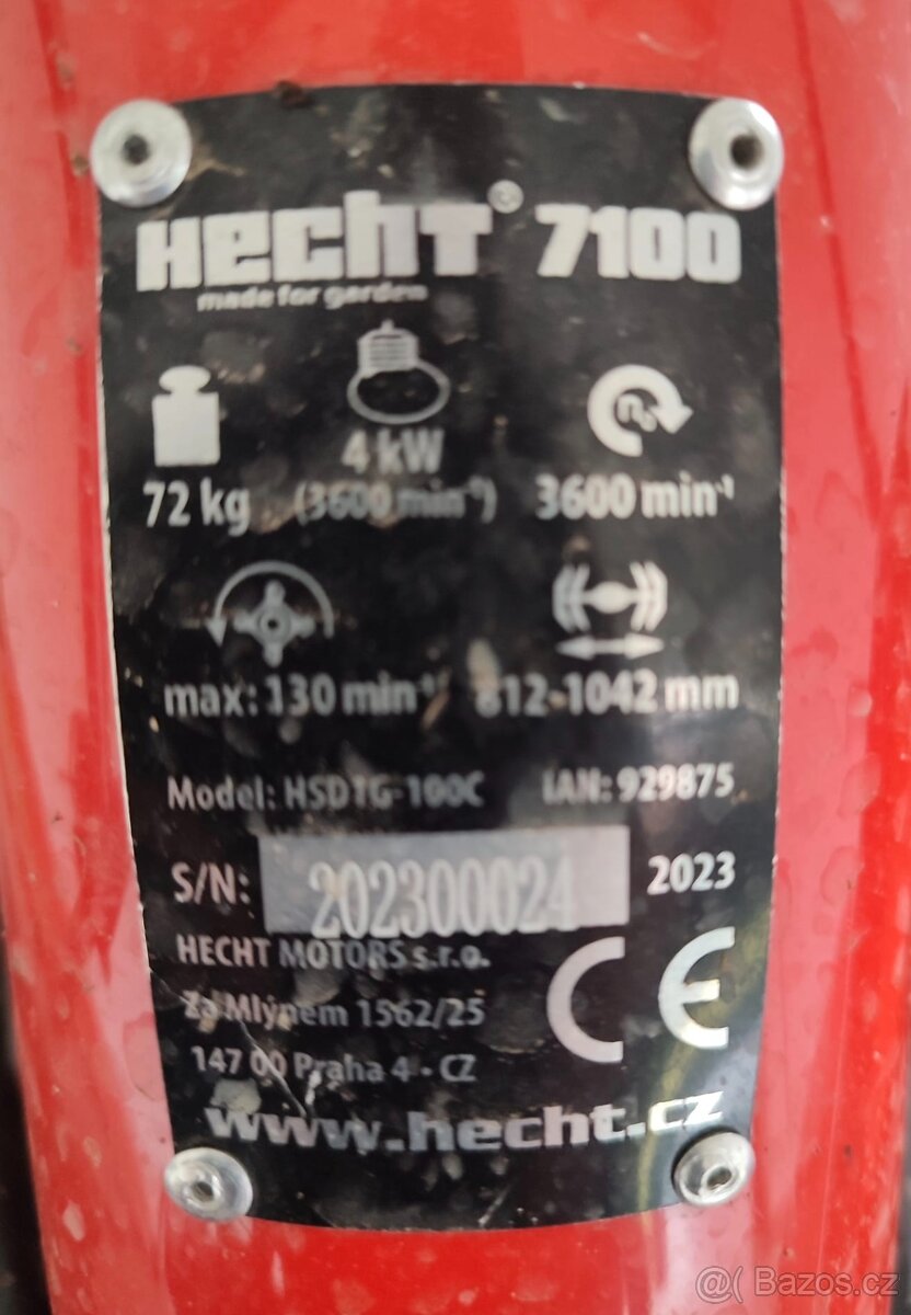 Zahradní traktůrek Hecht 7100 - 5