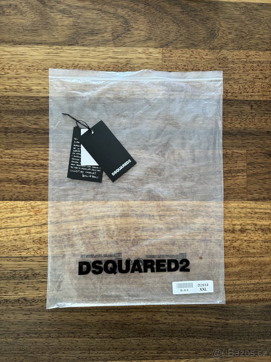 Triko Dsquared 2 černé - 5