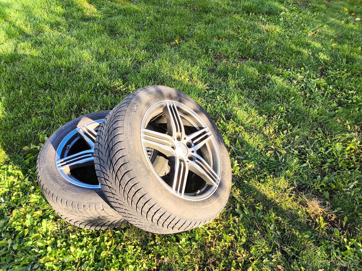 Alu disky 8Jx18 ET43 + NOKIAN 245/50 R18 – BMW X3/X4 - 5