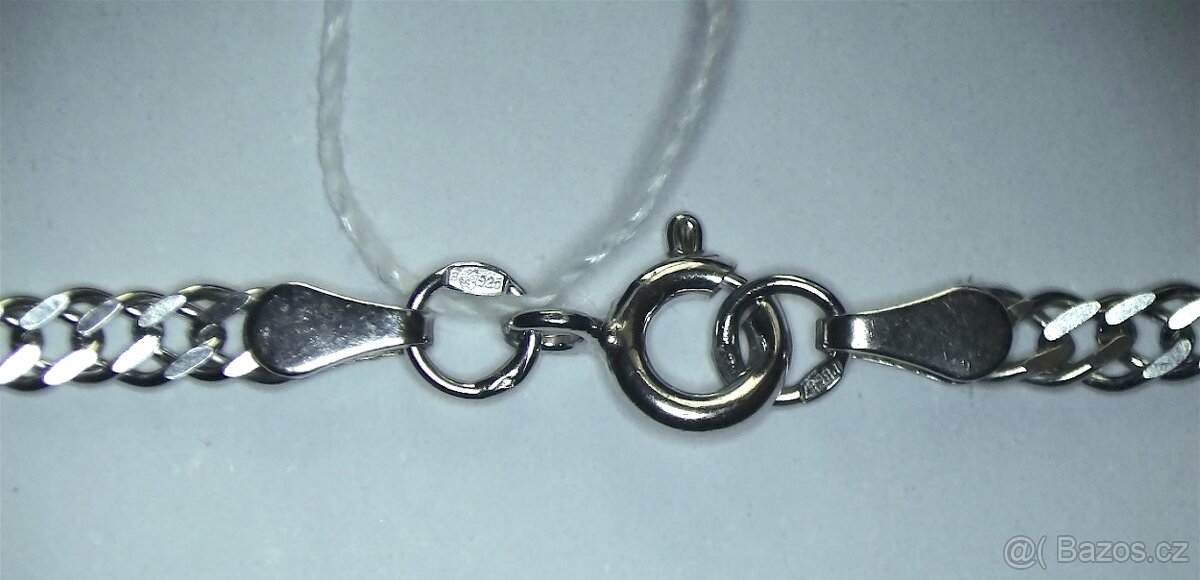 Stříbrný řetízek Rombus 60cm 9.44g ryzosti 925 DoprZDARMA - 5