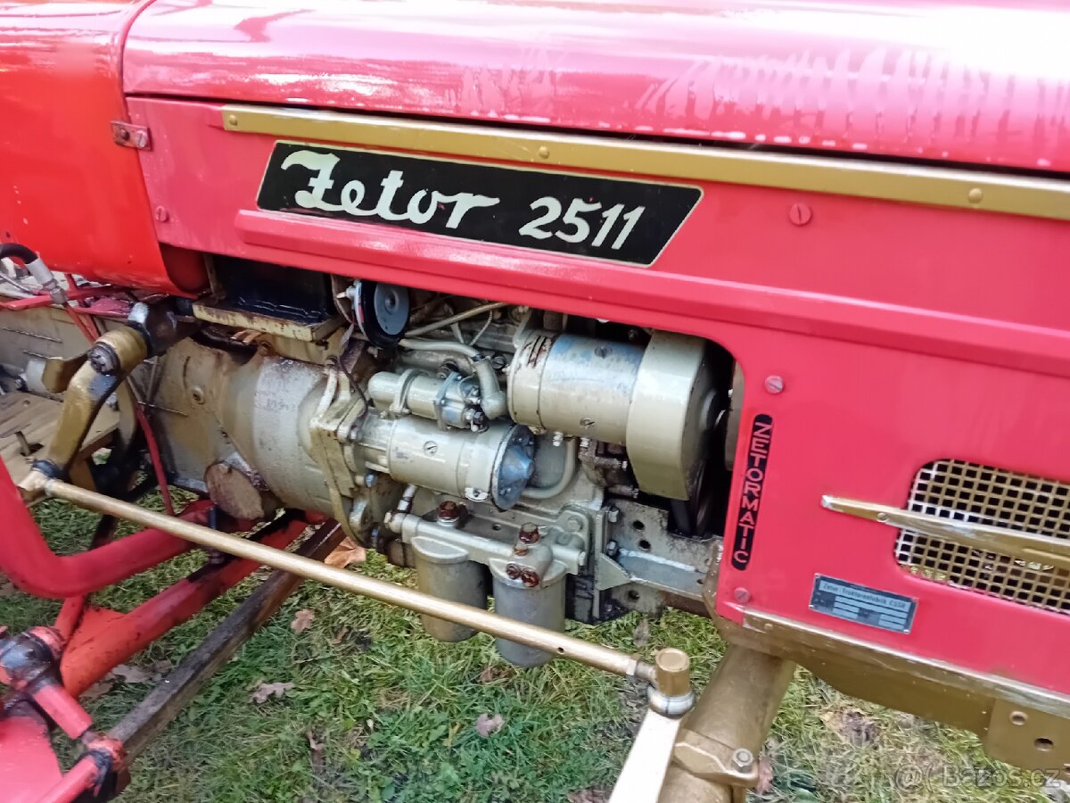 Zetor 2511 cabrio s tp, pěkný stav, boční kosa - 5