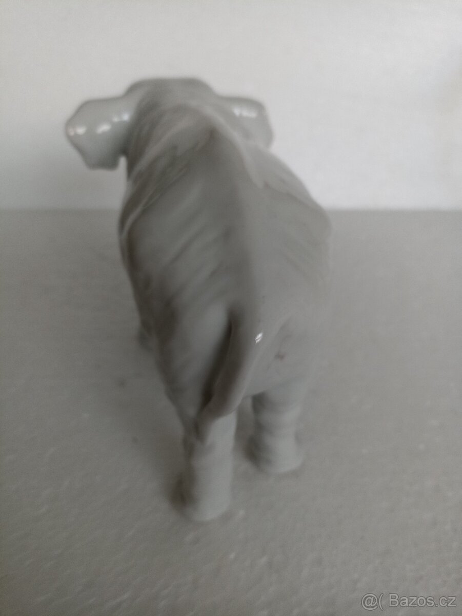 Porcelánová soška - SLON - 5