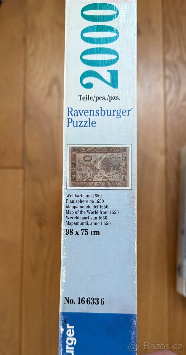 Puzzle historická mapa světa - 5