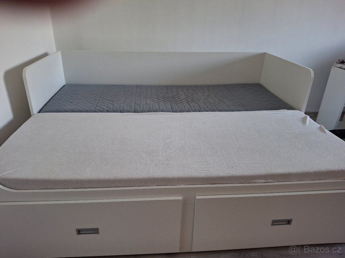 Rozkládací postel s matrací - 5