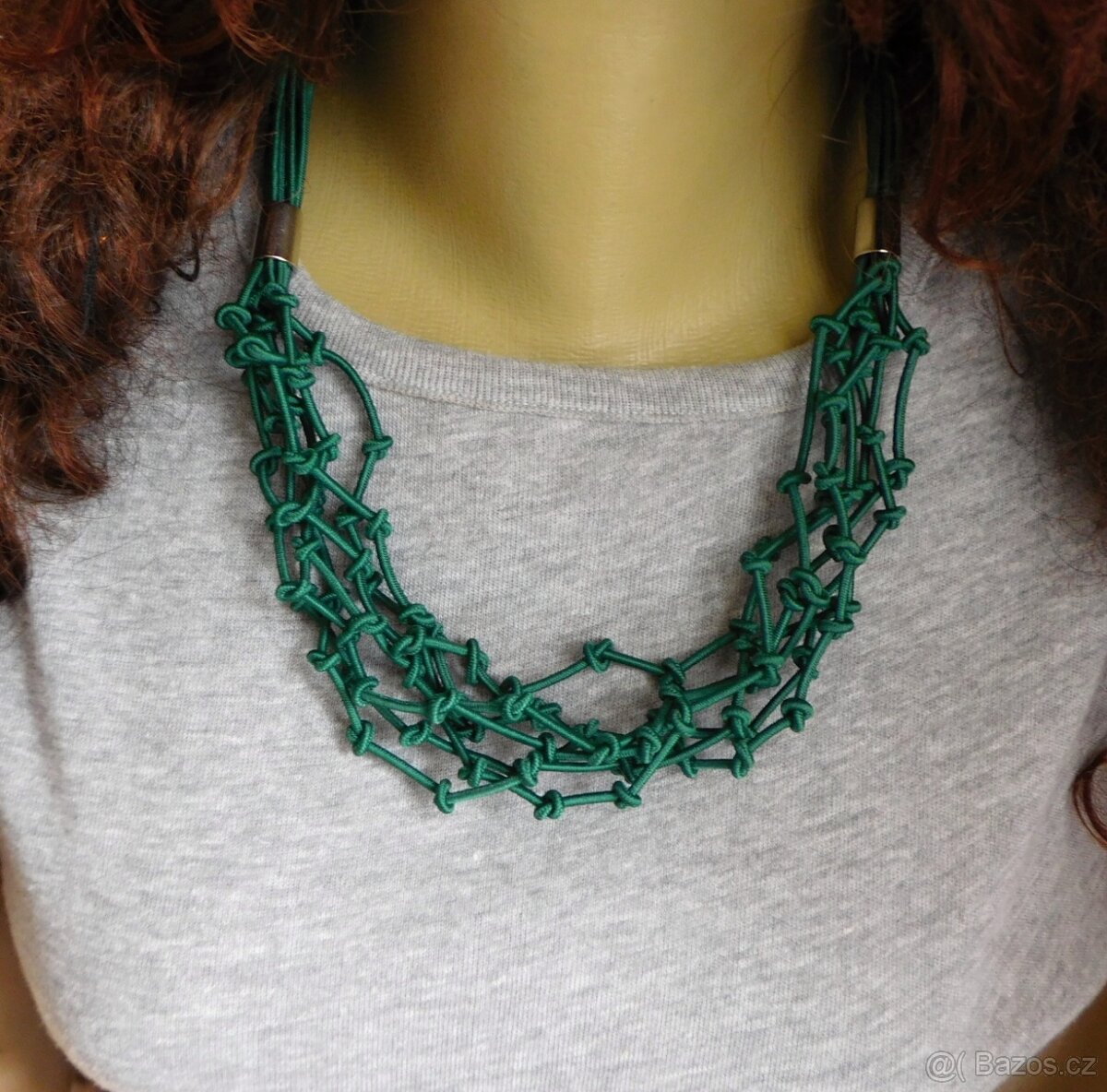 Náhrdelník do zelena - 5