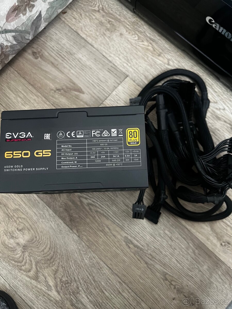 Zdroj evga 650w gold - 5