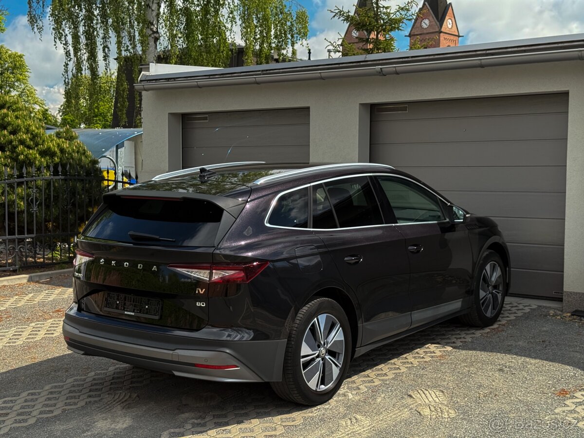 ŠKODA ENYAQ IV80 SOH 90% 1.MAJ 93TKM TAŽNÉ ZÁRUKA