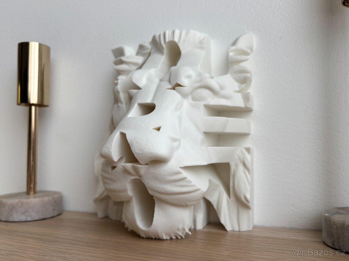 Socha lví hlavy svítící ve tmě – „You Are Lion“ - 5