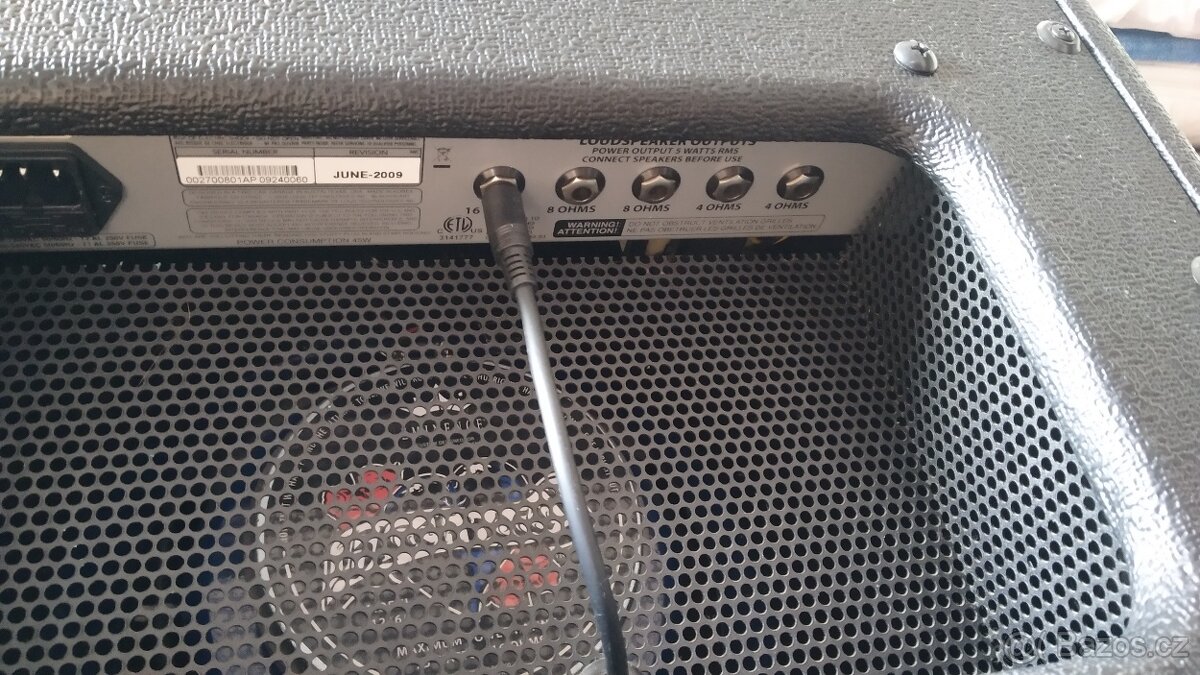 Kytarové celolampove kombo Black Heart BH15-112 - 5