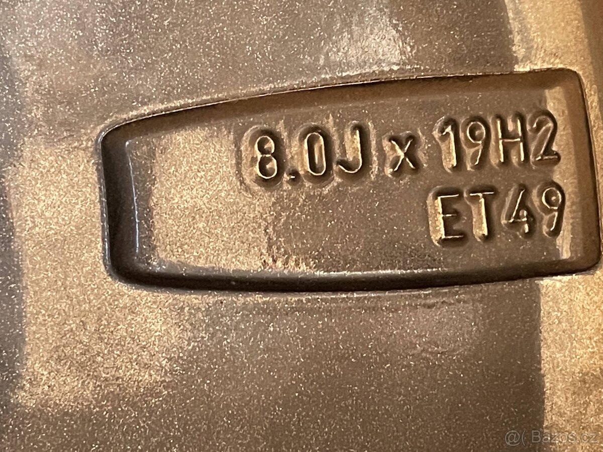 Original Alu disky 5x112 8j x19 ET 49 SEAT - 5