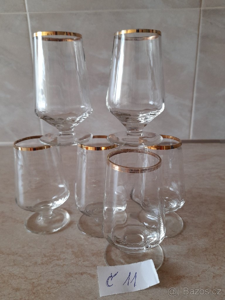 Sklenice na šampus, koňak - 5