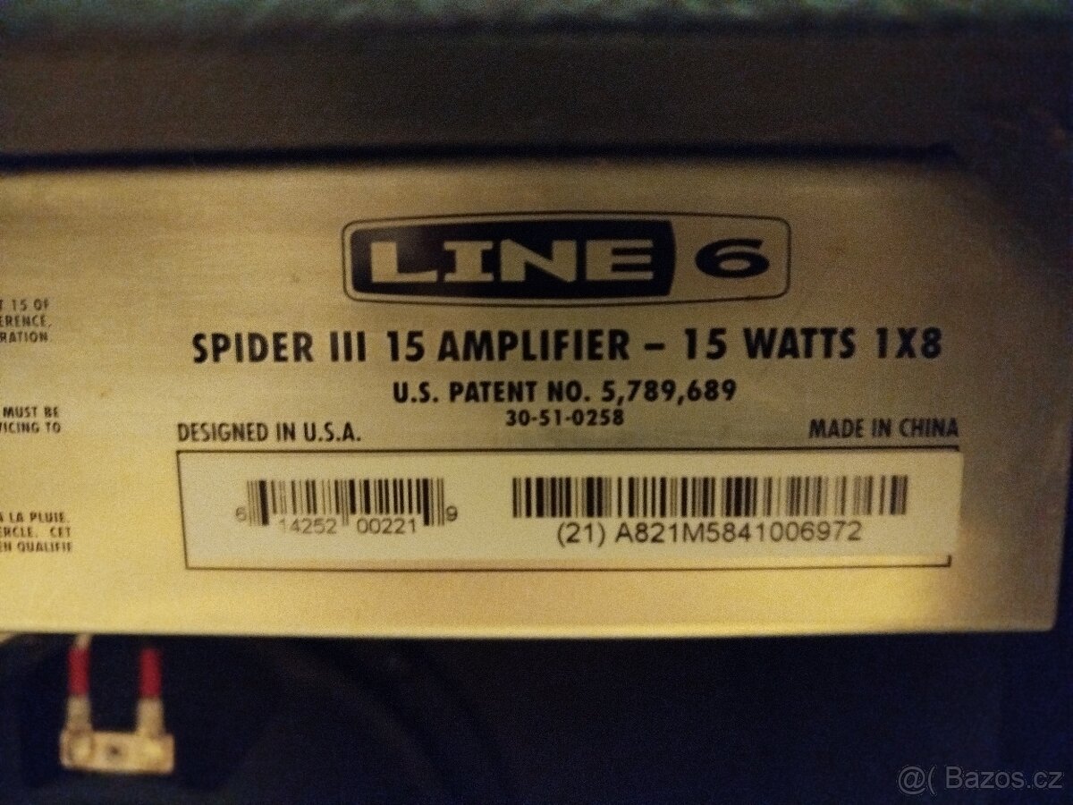 Kombo Line6 Spider lll 15w - 5