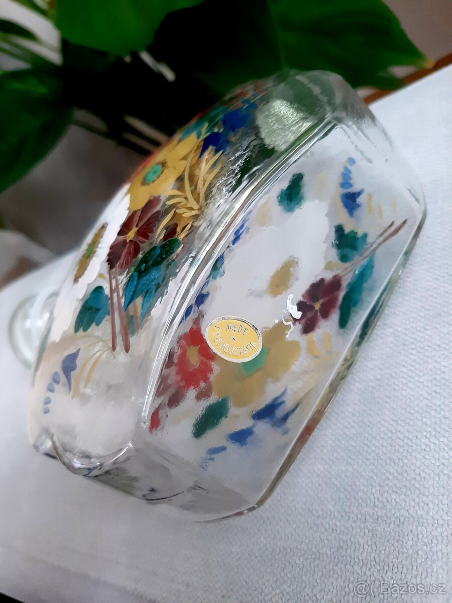 Skleněná karafa malovaná.. TOP - 5