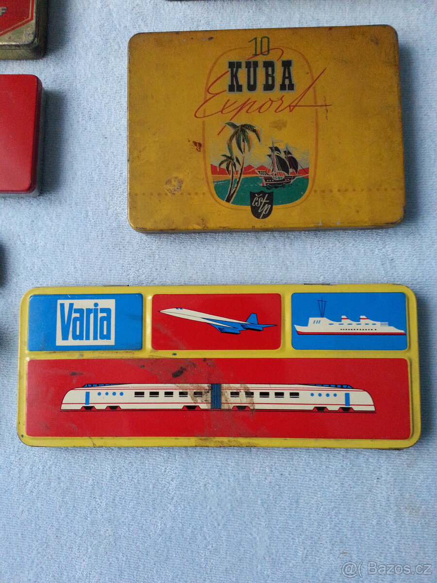 Retro plechové krabičky - 5