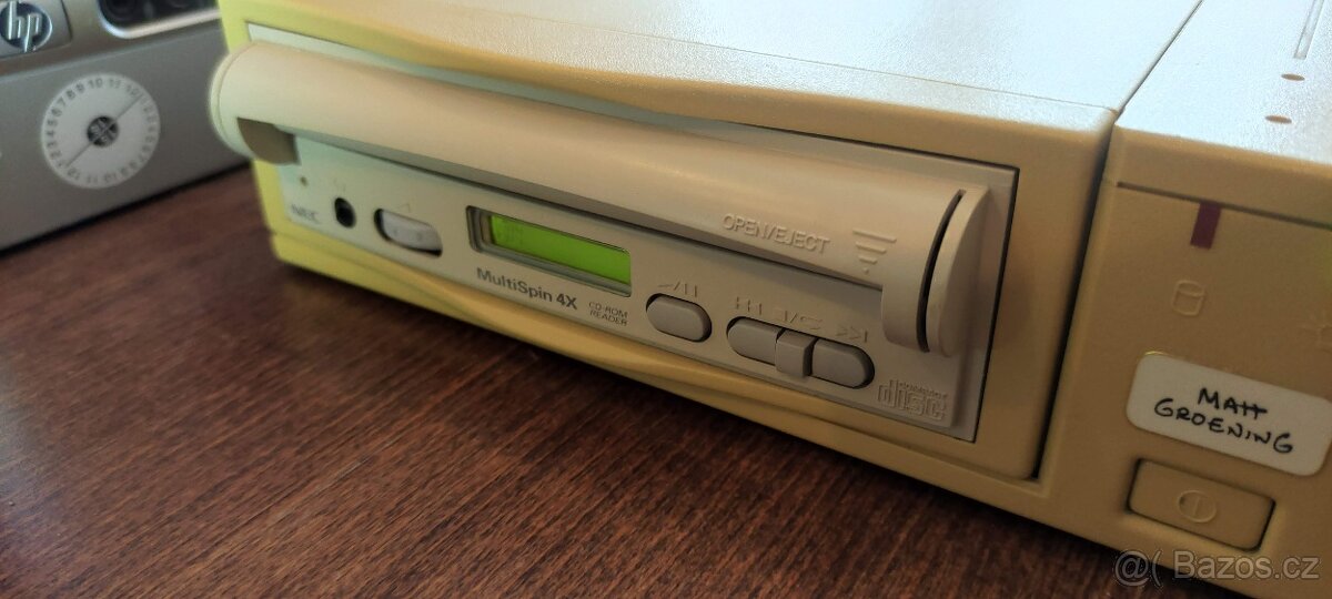 Vintage External CD-ROM Drive NEC Multi Spin 4X SCSI - 5