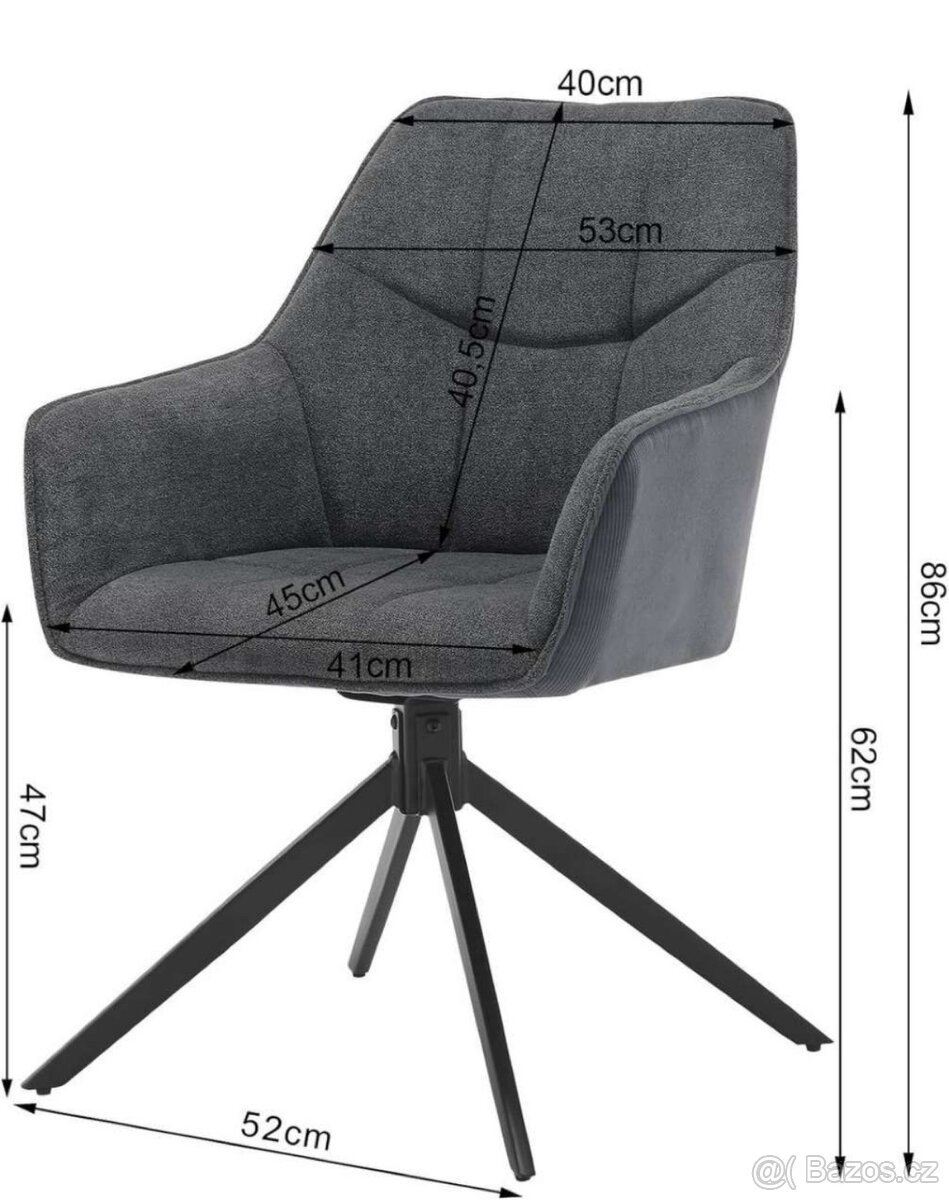 Židle různě druhy vždy jeden ks - 5