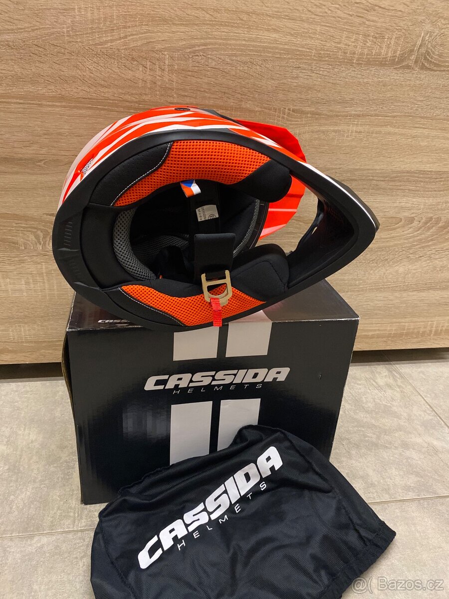 Motokrosová helma na motorku Cassida Cross Cup Two, vel. XL - 5