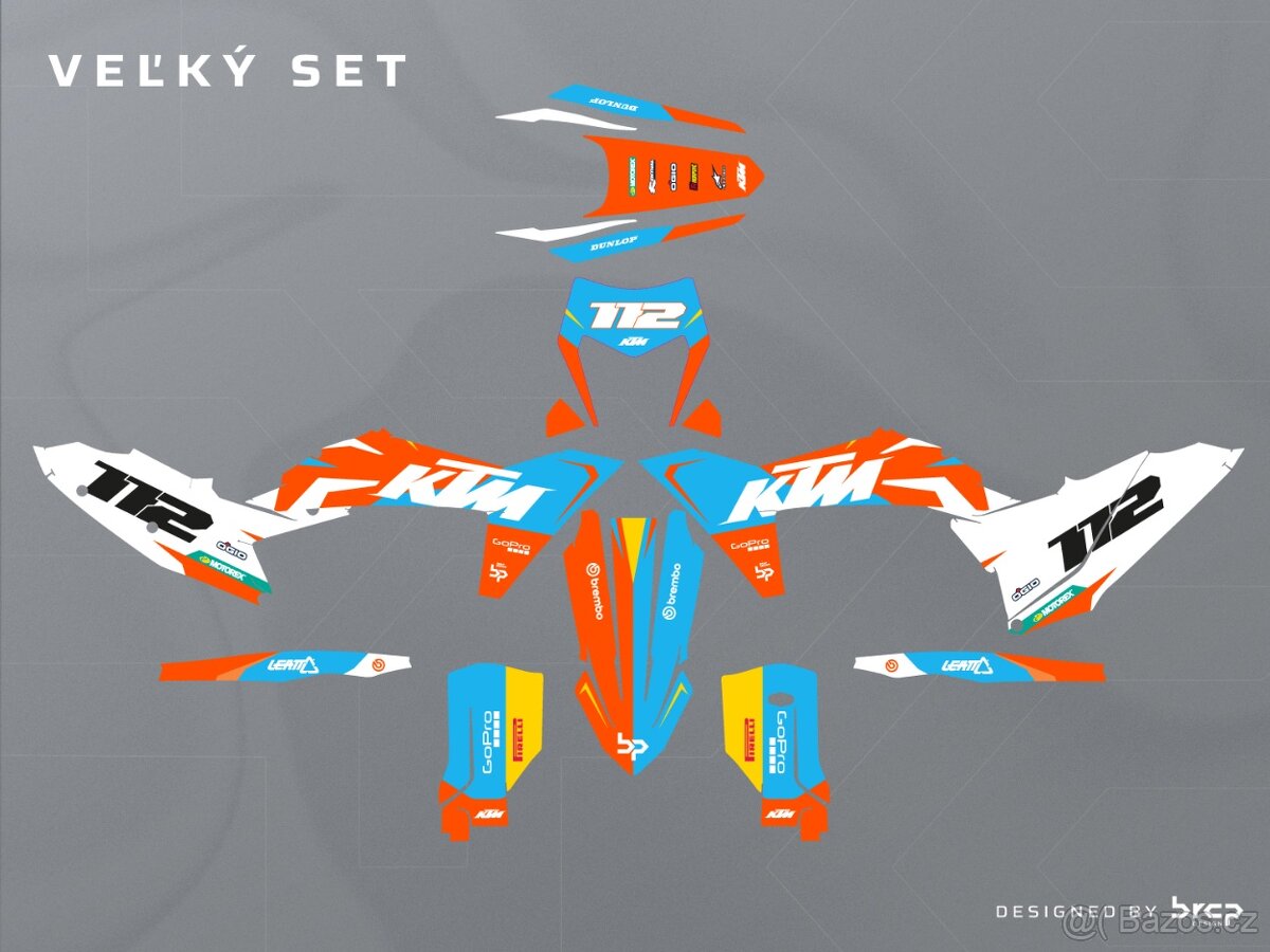 Moto Polepy / Wrap KTM, Yamaha, Honda, Kawasaki, Husqvarna - 5