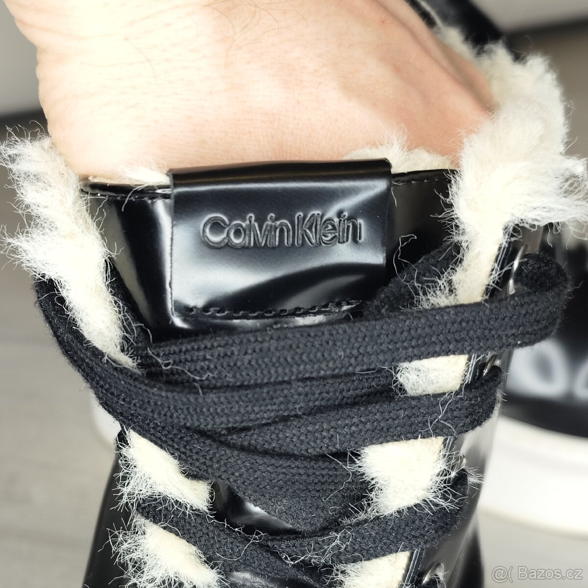 Kožené dámské zimní boty Calvin Klein, vel. 38 - 5