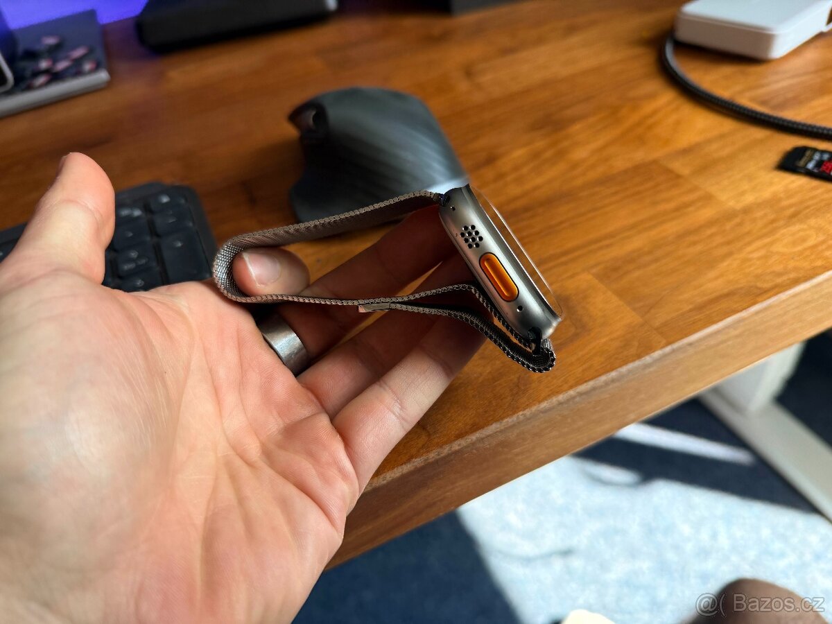 Apple Watch 46mm přírodní milánský tah - M/L - 5