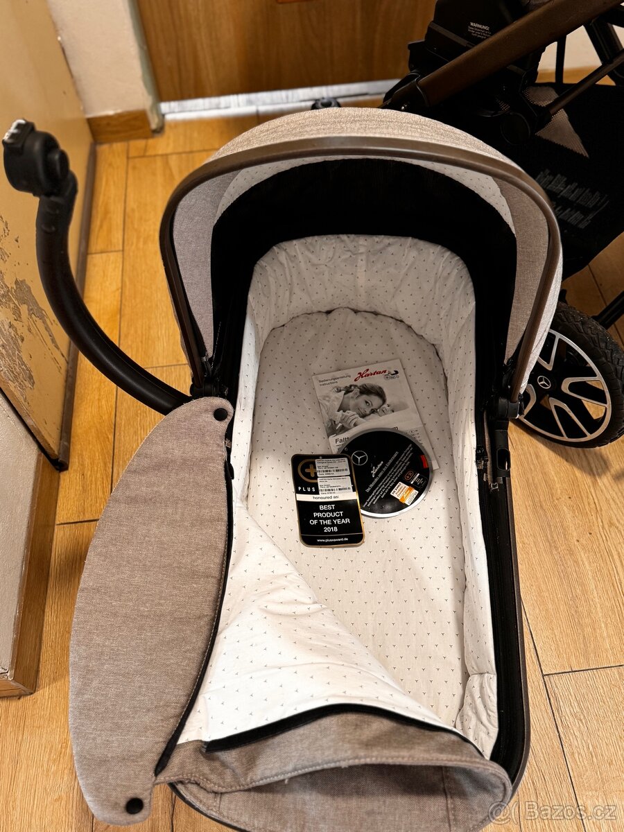 Kočárek Hartan + dětské vajíčko NuNa Pípa - 5