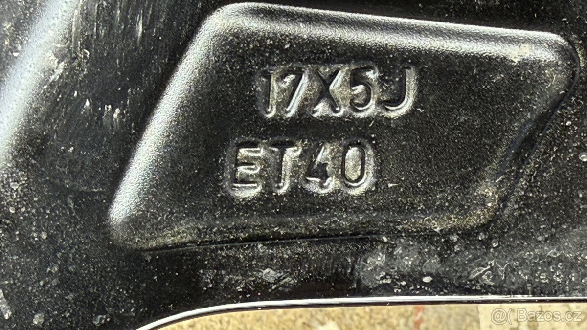 Alu kola 42611YP460 17x5J ET40 Toyota AYGO X pneu 175/65 R17 - 5