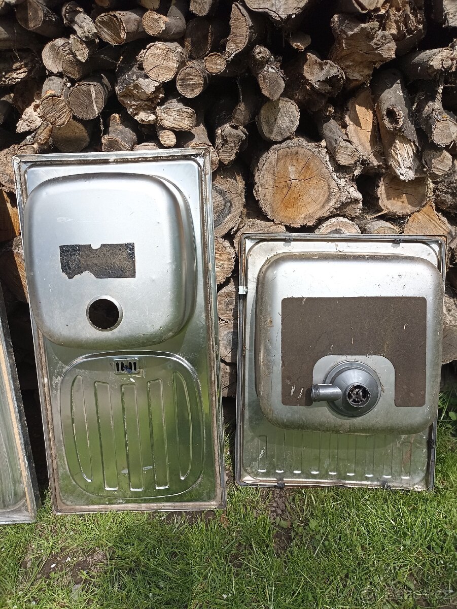 6 ks nerezový dřez - různý profil - 5