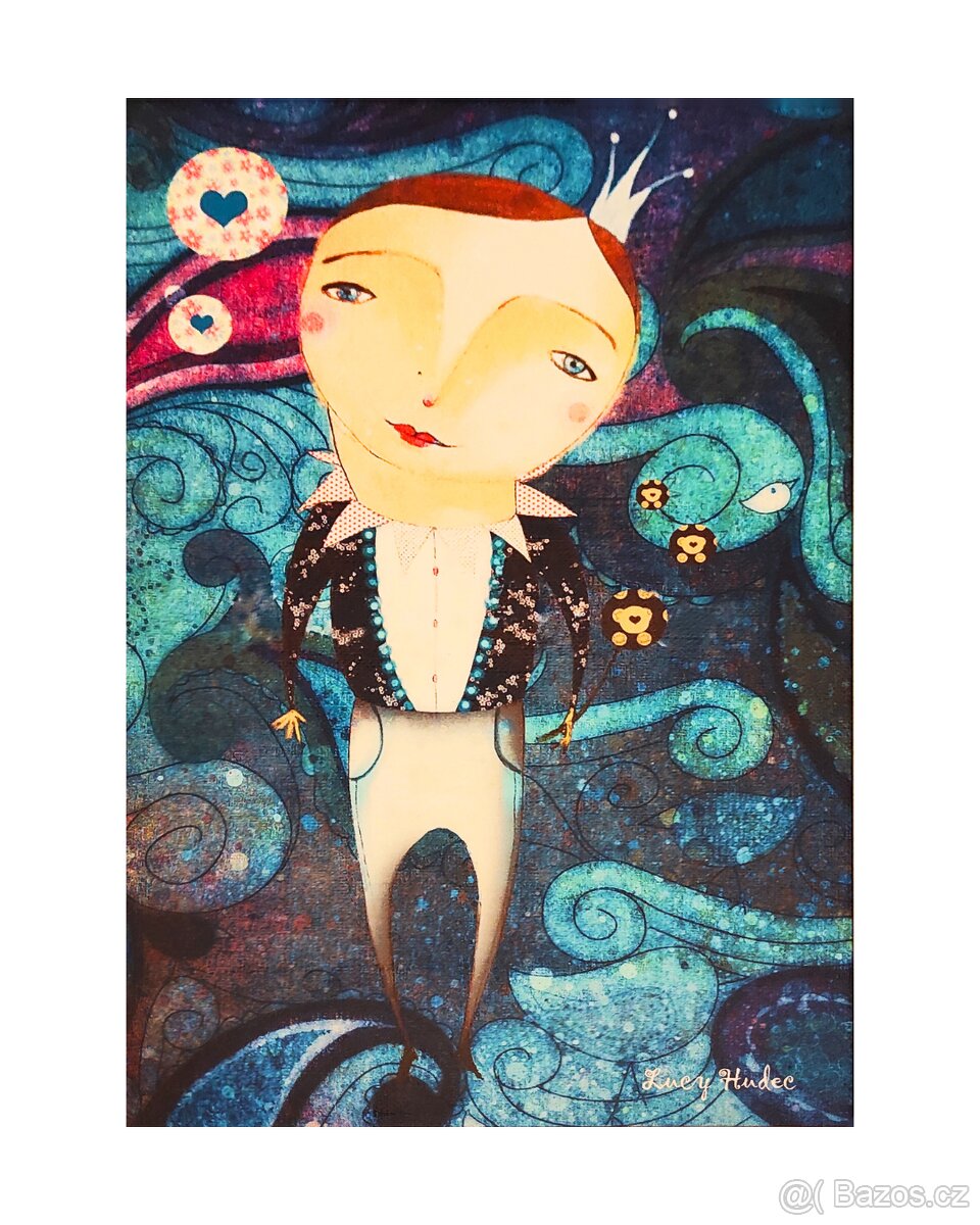 Grafiky v ALU rámu – Dětské motivy (Lucy Hudec) - 5