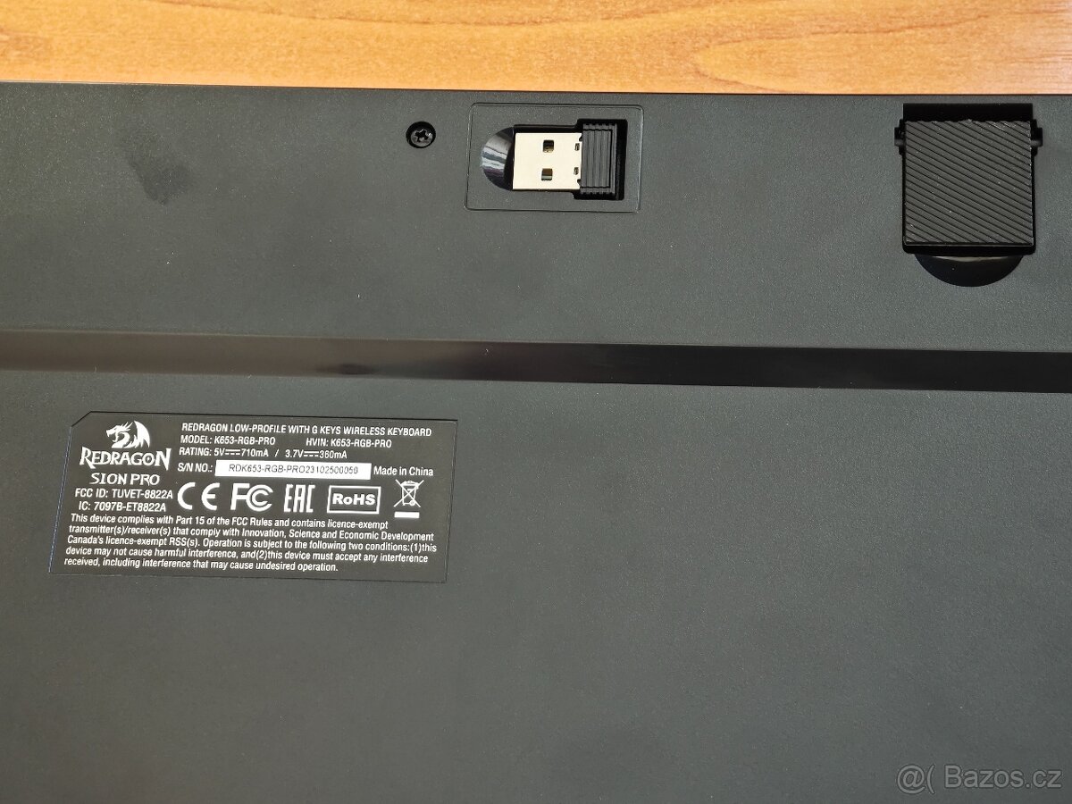 Redragon Sion K653-RGB-PRO - bezdrátová - 5
