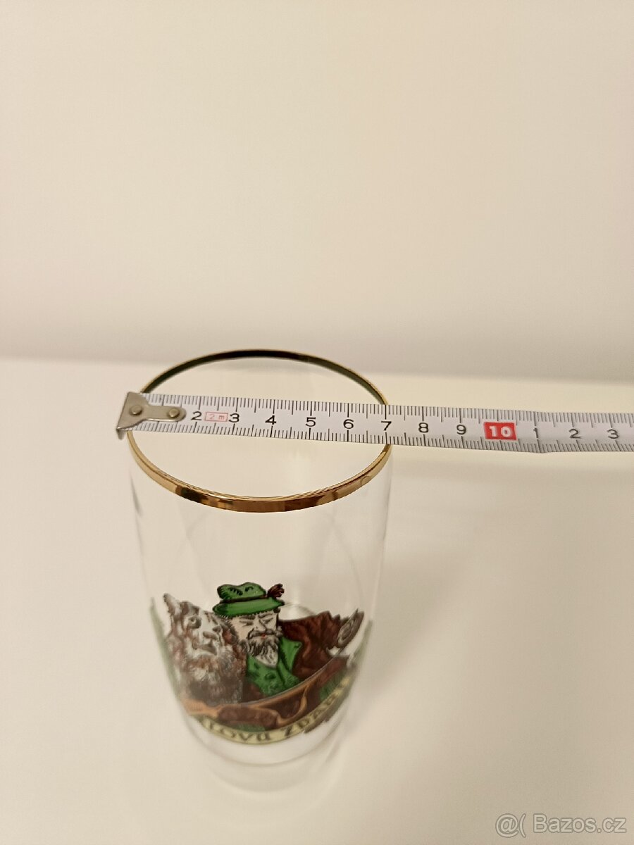 Sklenice lovecký motiv - 5