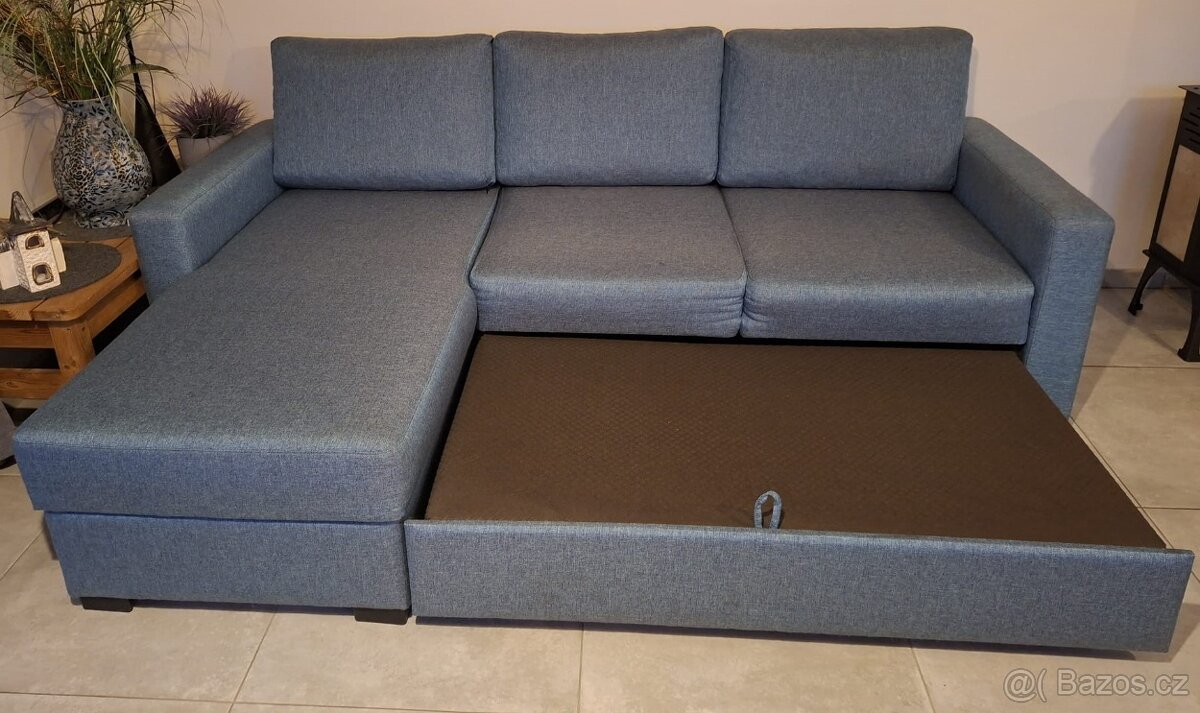 Rozkládací sedačka s úložným prostorem - 5