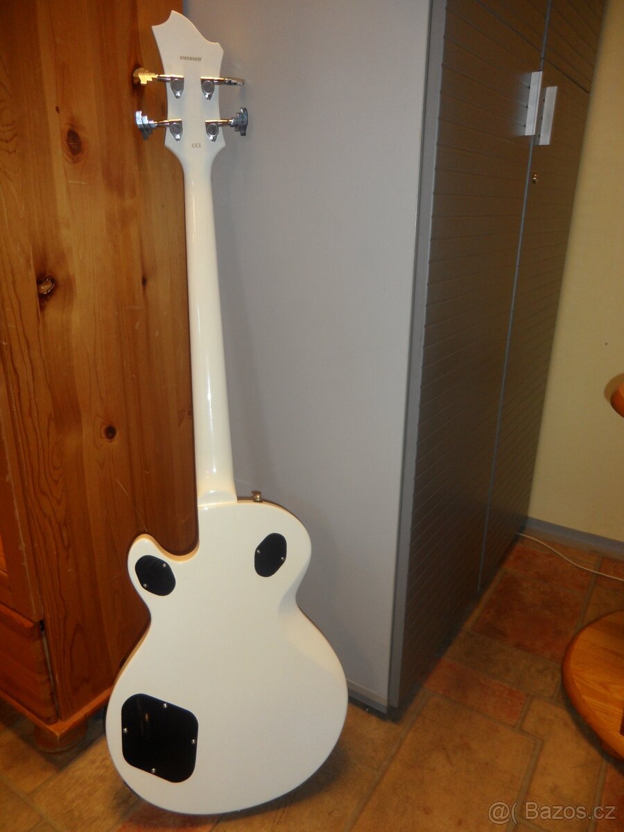 Baskytara Hagstrom Swede bass (white gloss) - 5