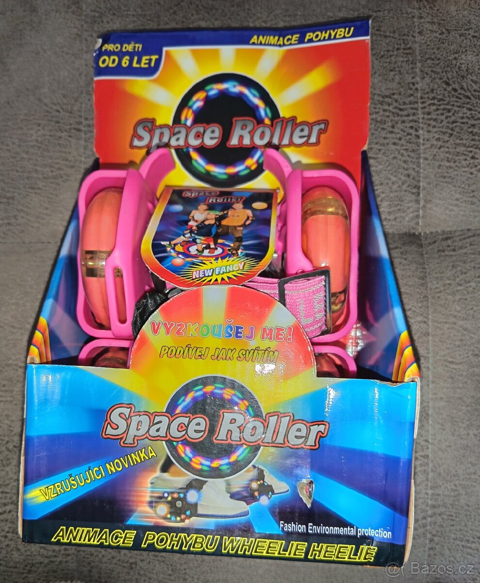 SPACE ROLLER Svítící Kolečka - 5