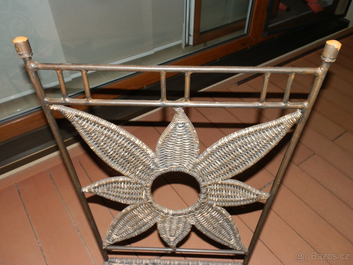 Zahradní set stůl / 2ks židle - styl provance - 5