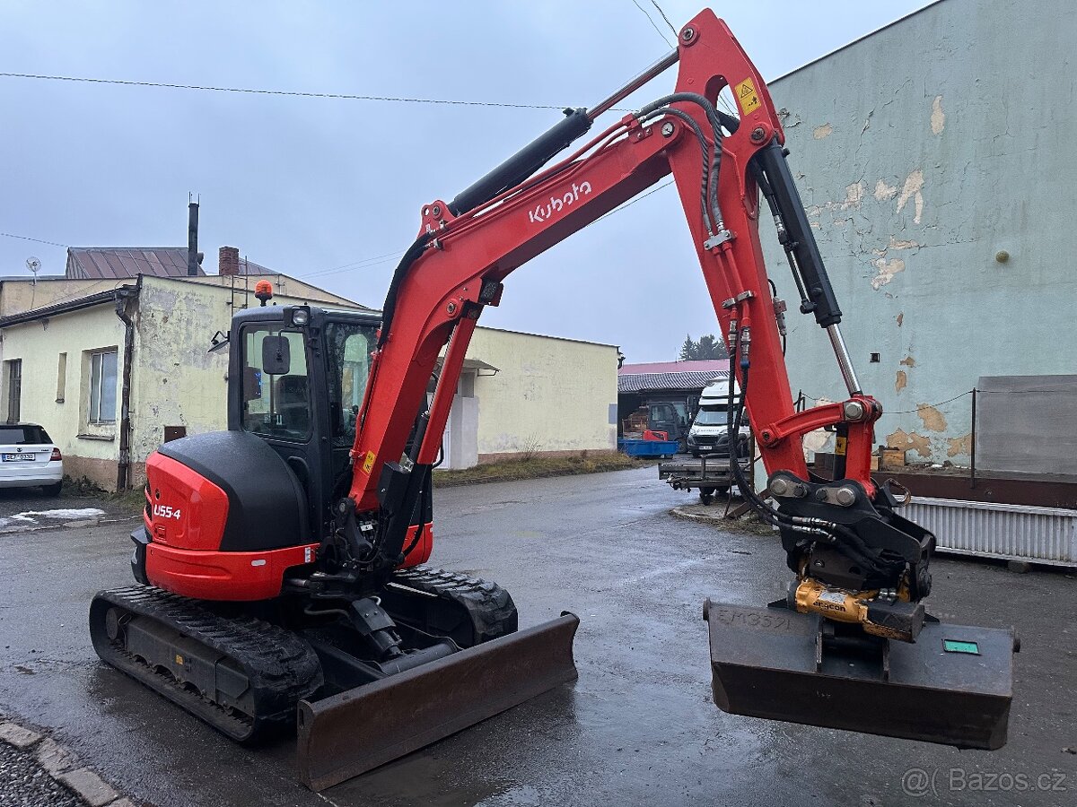 Pásový bagr Kubota U55-4,r.v.2020,1920MTH, ENGCON, KLIMA - 5