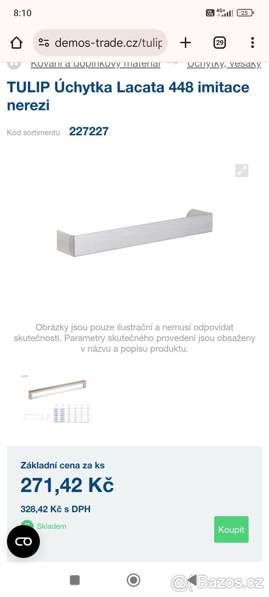 Úchytky TULIP Lacata - 5