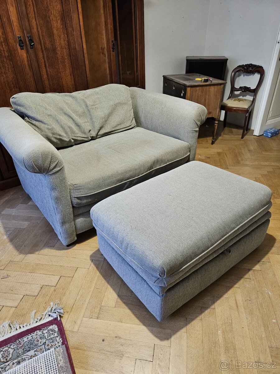 Křeslo rozkládací s podnožkou - 5