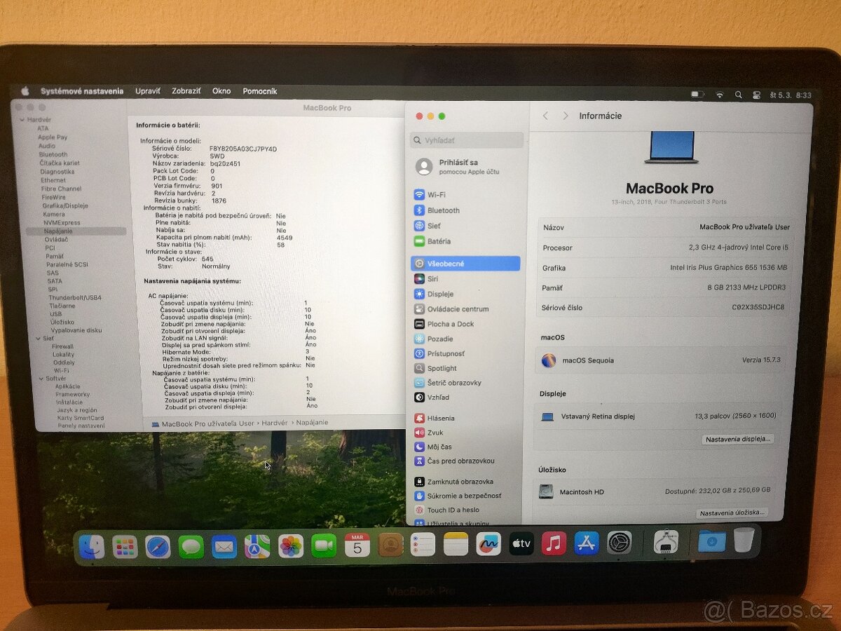 Apple MacBook Pro 2018 – i5 | 8GB | 256GB - 5