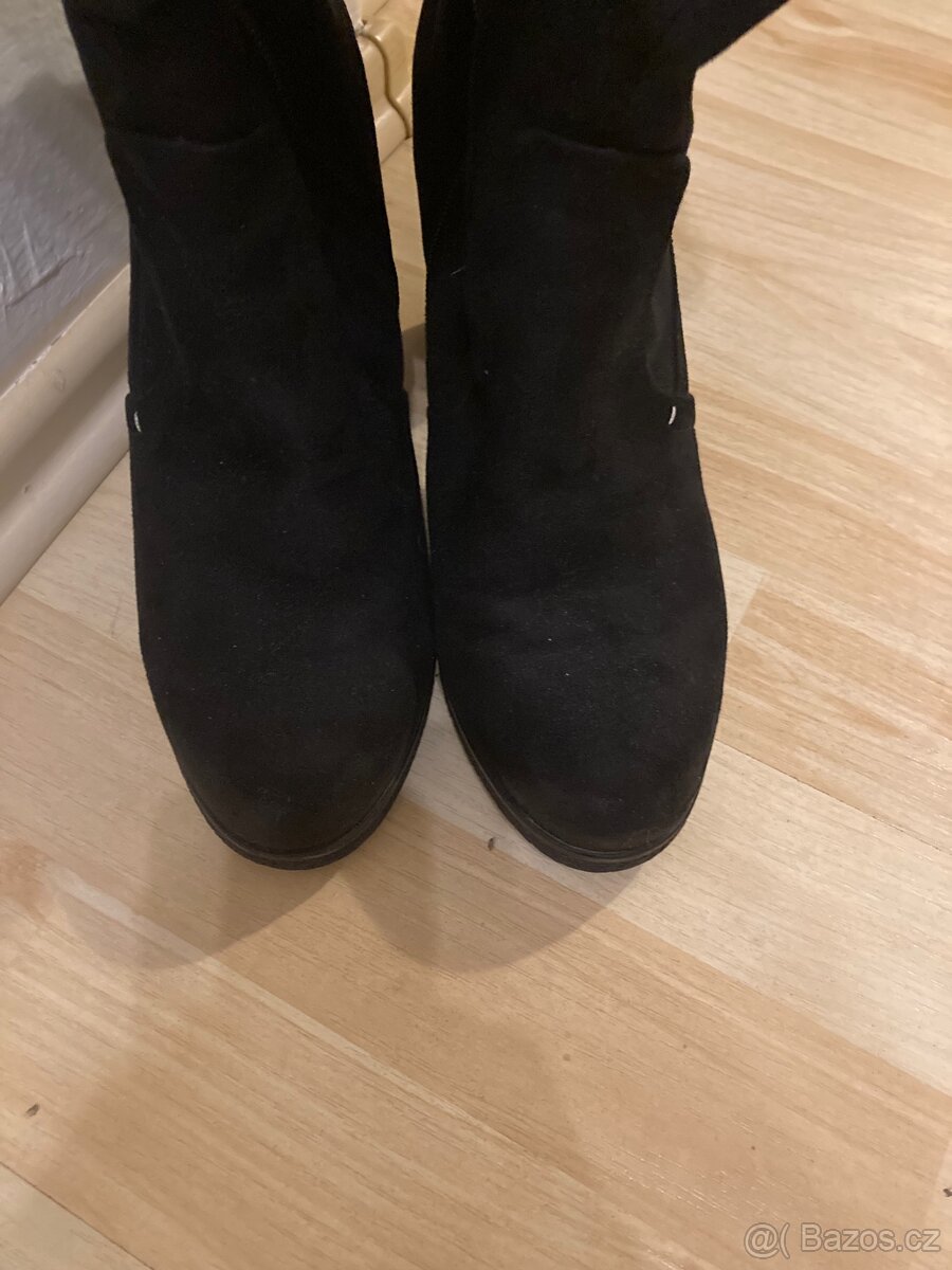 Semišové kozačky Baťa vel. 40 - 5