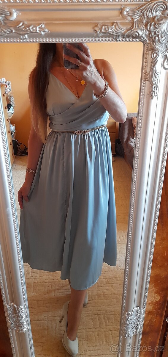 Shein společenské dlouhé šaty - 5